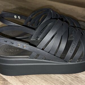 CROCS Women's Strappy Black Sandals